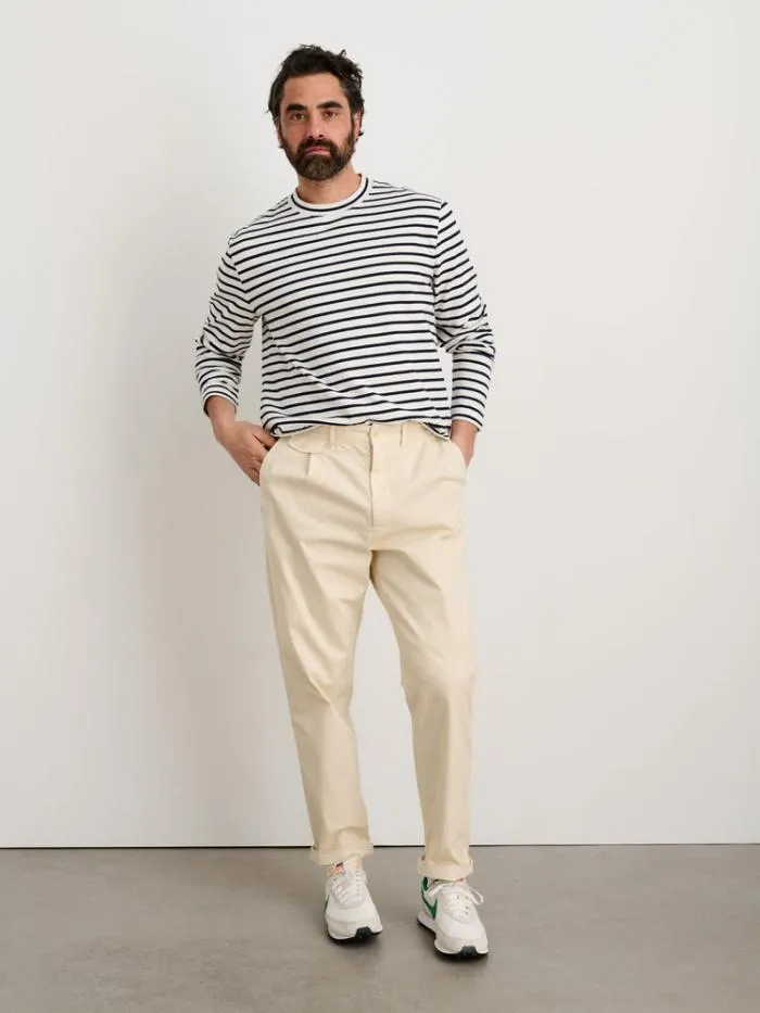 Alex Mill Tees Polos Long Sleeve Striped Tee Naturalnavy 8211 Men