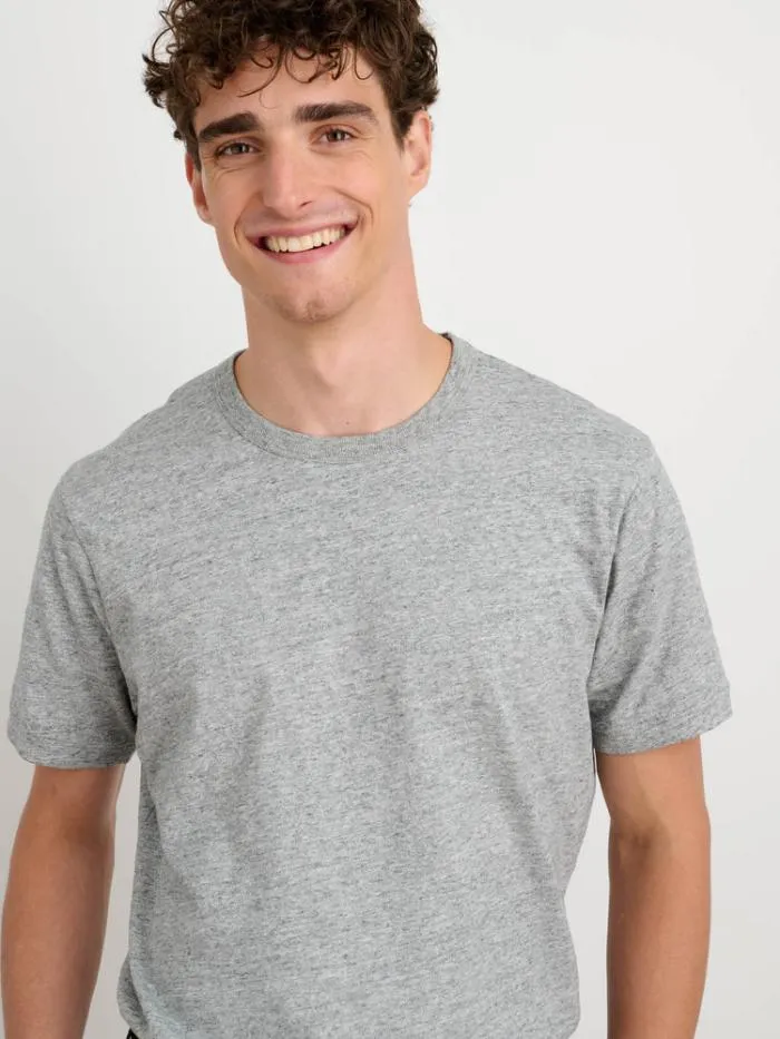 Alex Mill Tees Polos Standard TShirt In Slub Cotton Heather Grey 8211 Men