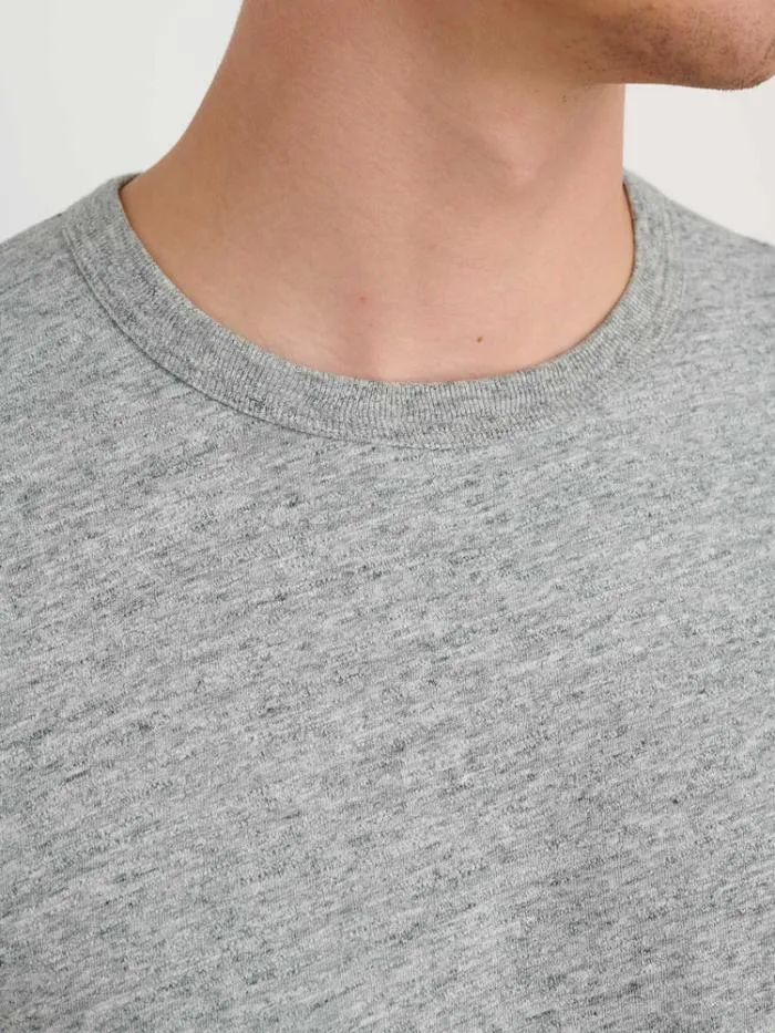 Alex Mill Tees Polos Standard TShirt In Slub Cotton Heather Grey 8211 Men