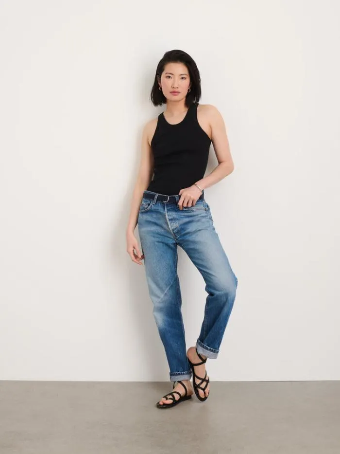 Alex Mill Tees Tanks Everyday Rib Tank Black 8211 Women