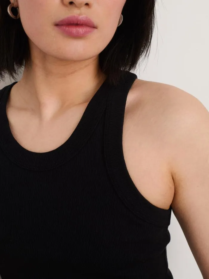 Alex Mill Tees Tanks Everyday Rib Tank Black 8211 Women