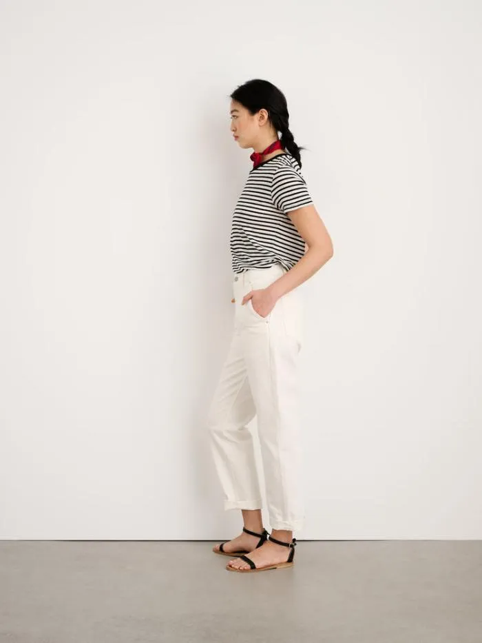 Alex Mill Tees Tanks Prospect Tee In Stripe Blackwhite 8211 Women