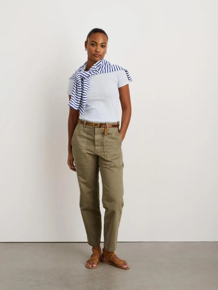 Alex Mill Tees Tanks Remy Pointelle Tee Xenon Blue 8211 Women