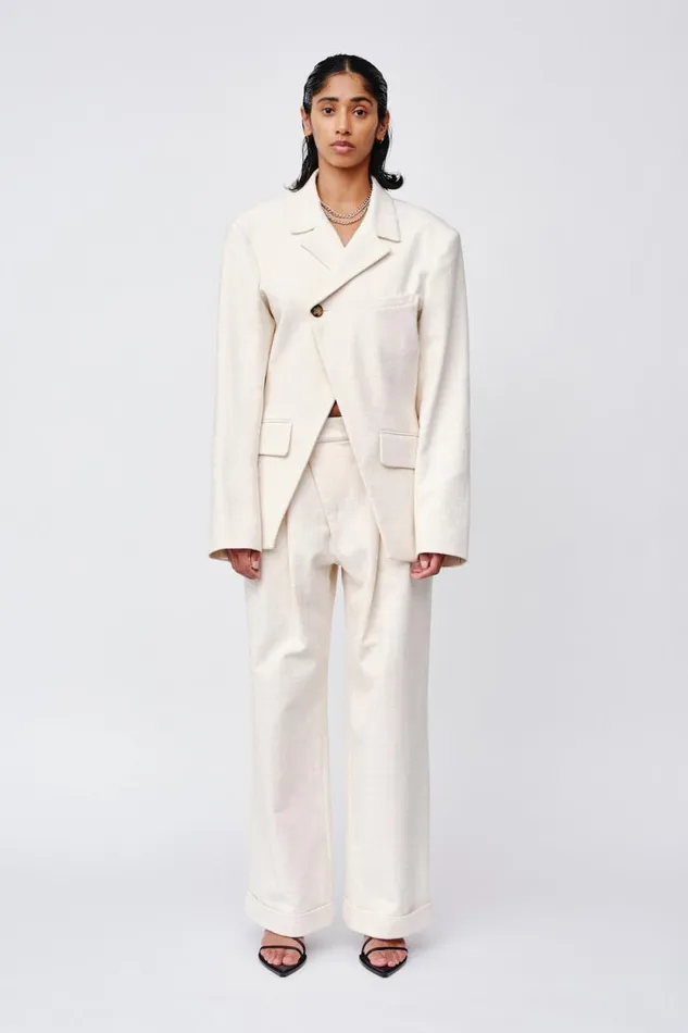 Alora C 8211 Snow White Women Won Hundred Coats Jackets and Blazers