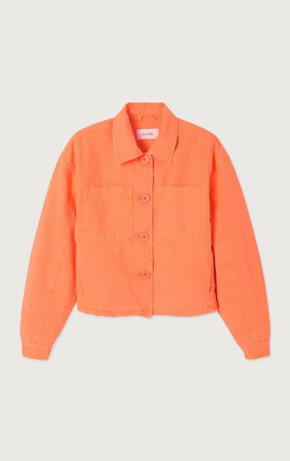 American Vintage Jackets and Blazers Women Jacket Rygybay Fluorescent Fire