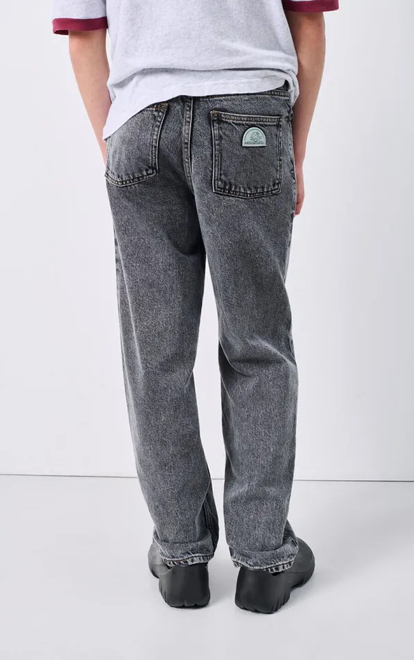 American Vintage Jeans Kids Straight Jeans Yopday Grey Salt And Pepper