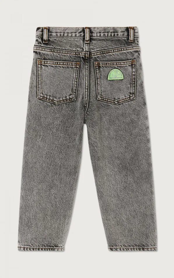 American Vintage Jeans Kids Straight Jeans Yopday Grey Salt And Pepper