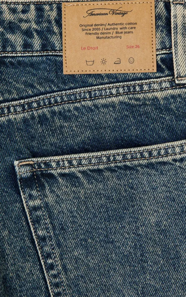 American Vintage Jeans Women Straight Leg Jeans Joybird Dirty Vintage
