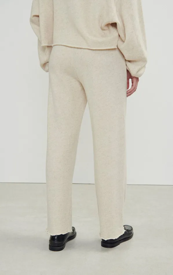 American Vintage Joggers and Leggings Women Joggers Itonay Melange Ecru American Vintage Joggers and Leggings Women Joggers Itonay Melange Ecru
