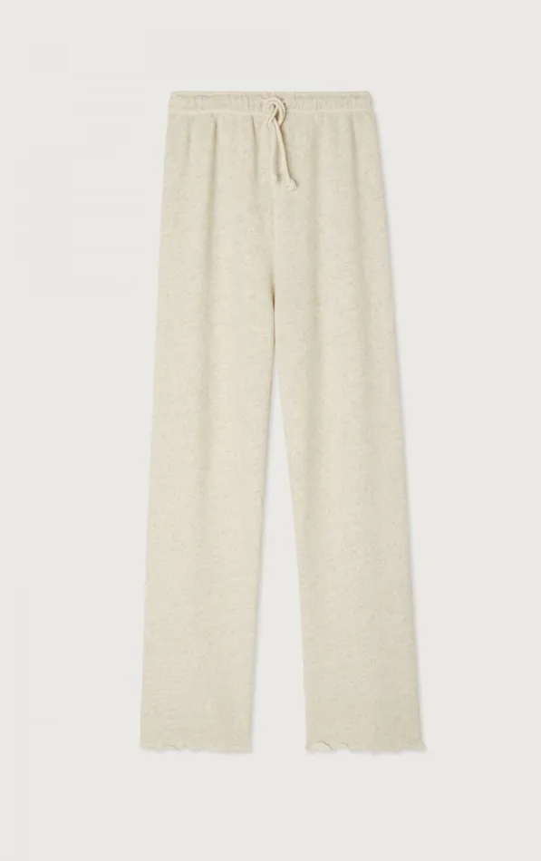 American Vintage Joggers and Leggings Women Joggers Itonay Melange Ecru American Vintage Joggers and Leggings Women Joggers Itonay Melange Ecru