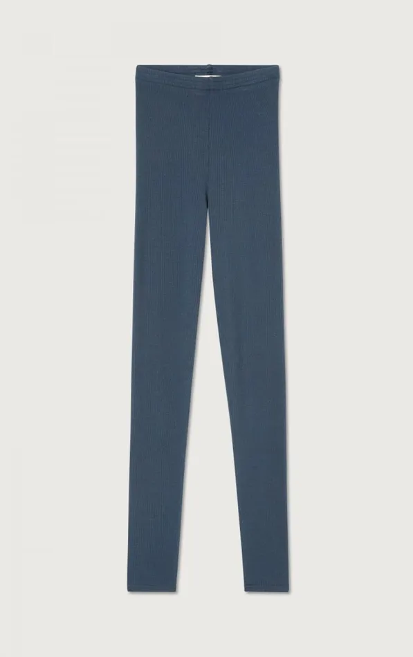 American Vintage Joggers and Leggings Women Leggings Blarow Melange Navy American Vintage Joggers and Leggings Women Leggings Blarow Melange Navy