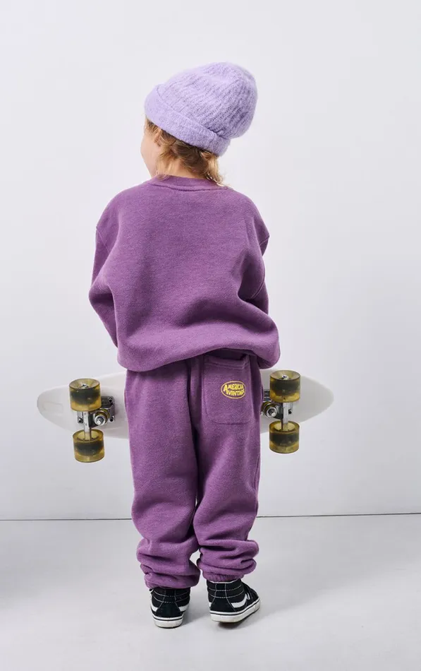 American Vintage Joggers Kids Joggers Doven Overdyed Fig American Vintage Joggers Kids Joggers Doven Overdyed Fig