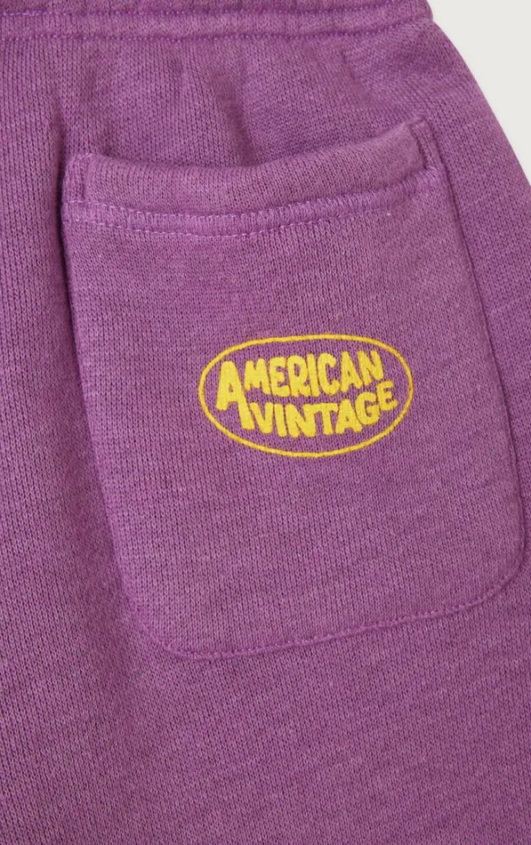 American Vintage Joggers Kids Joggers Doven Overdyed Fig American Vintage Joggers Kids Joggers Doven Overdyed Fig