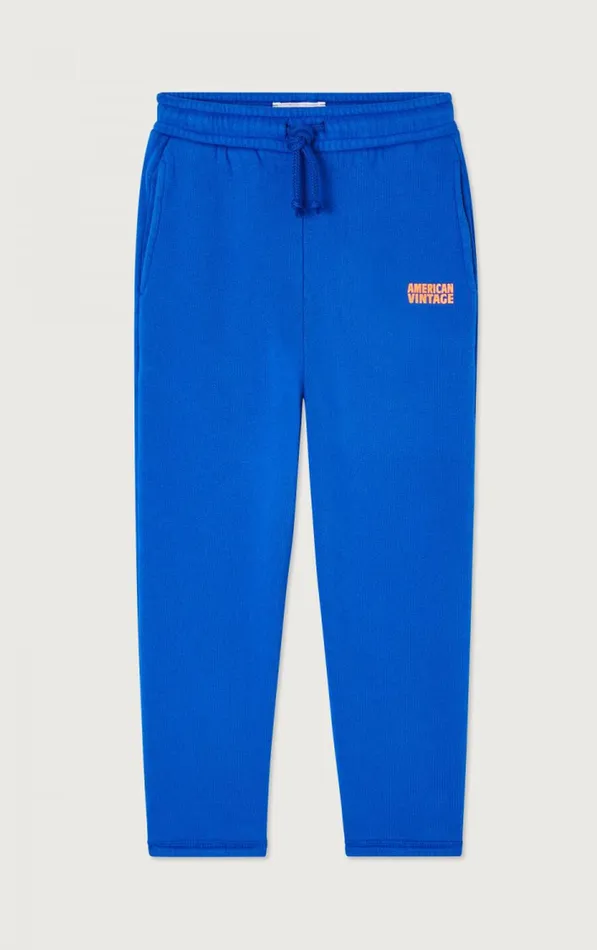 American Vintage Joggers Kids Joggers Izubird Prussian Blue Vintage