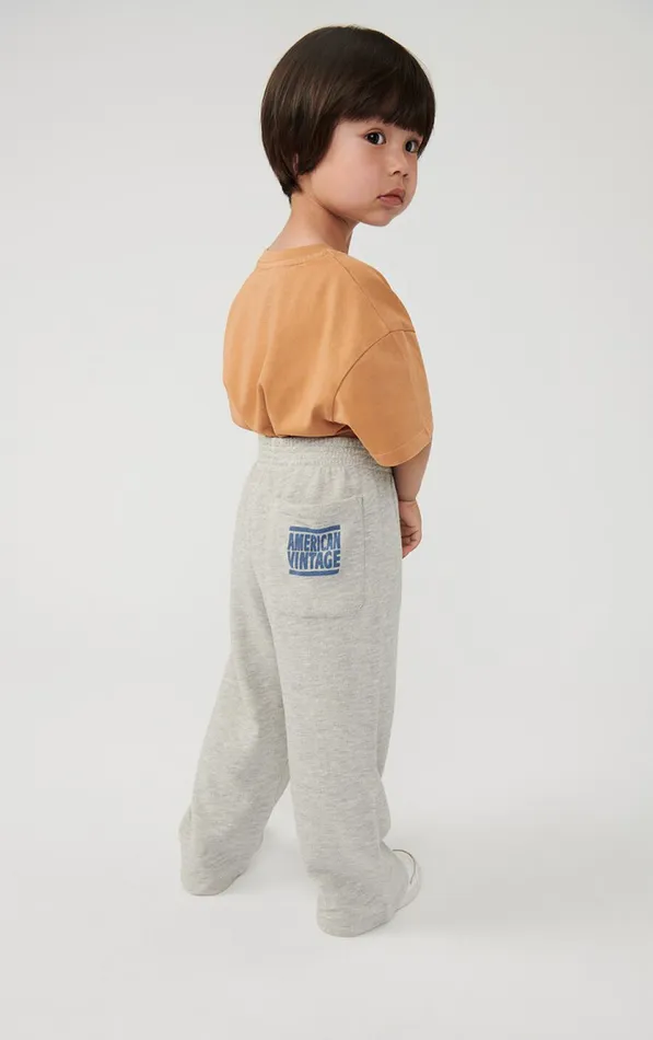 American Vintage Joggers Kids Joggers Zofbay Heather Grey American Vintage Joggers Kids Joggers Zofbay Heather Grey