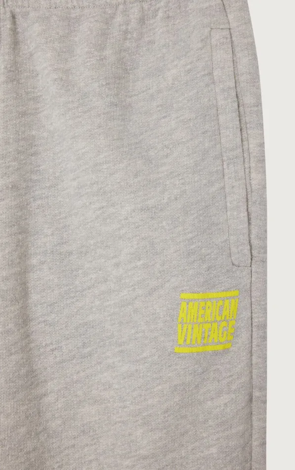 American Vintage Joggers Men Joggers Zofbay Heather Grey
