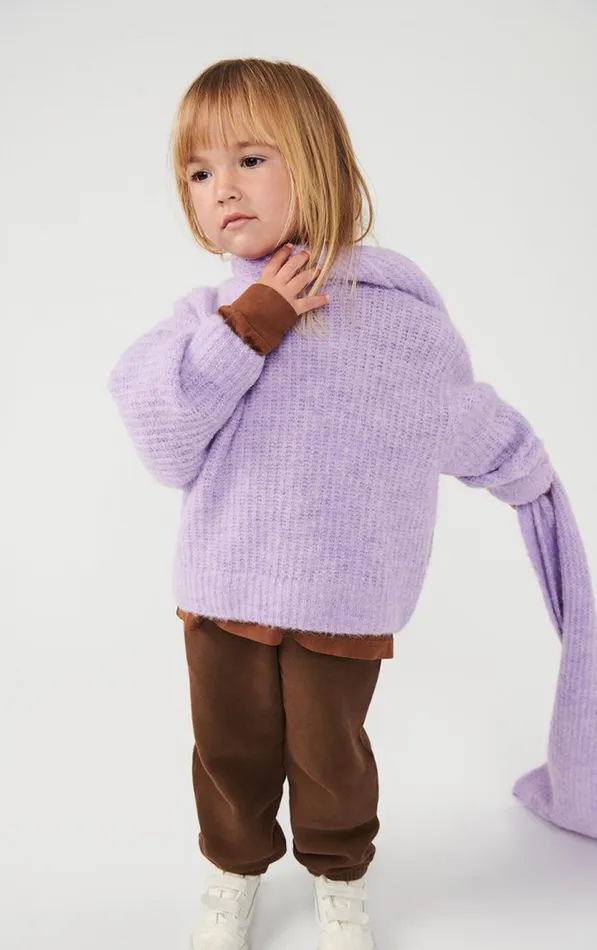 American Vintage Jumpers and Cardigans Kids Jumper East Melange Parme