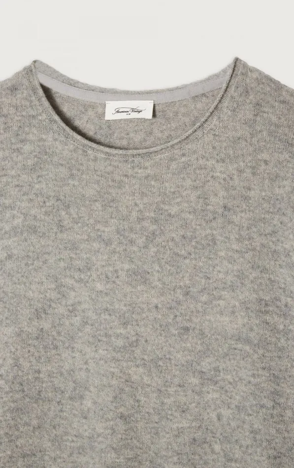 American Vintage Jumpers and Cardigans Men Jumper Ducksbay Heather Grey