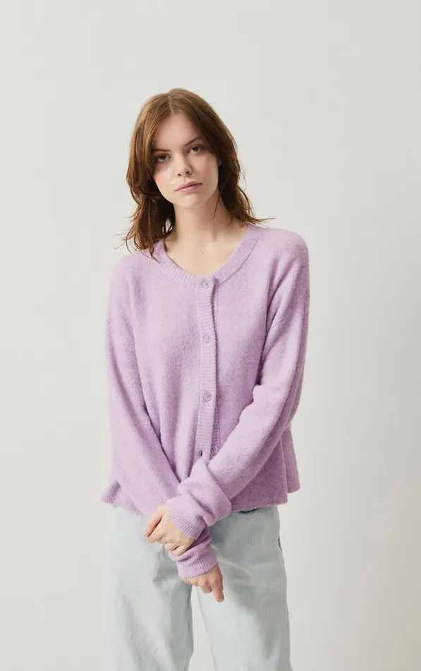 American Vintage Jumpers and Cardigans Women Cardigan Damsville Melange Glycine