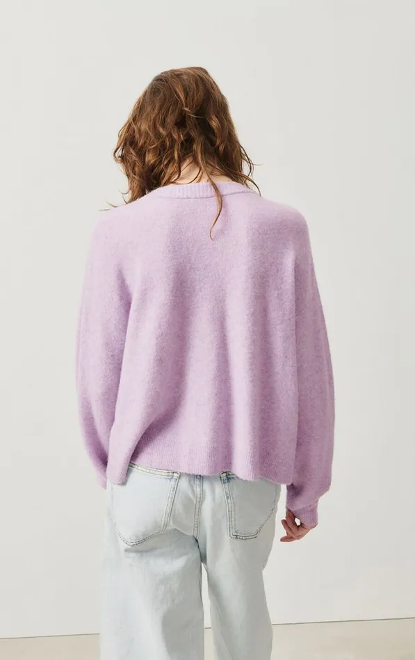 American Vintage Jumpers and Cardigans Women Cardigan Damsville Melange Glycine