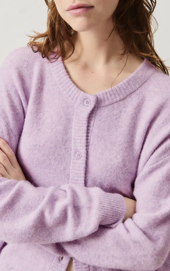 American Vintage Jumpers and Cardigans Women Cardigan Damsville Melange Glycine