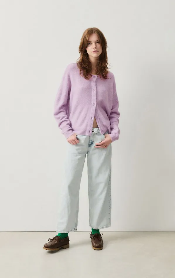 American Vintage Jumpers and Cardigans Women Cardigan Damsville Melange Glycine