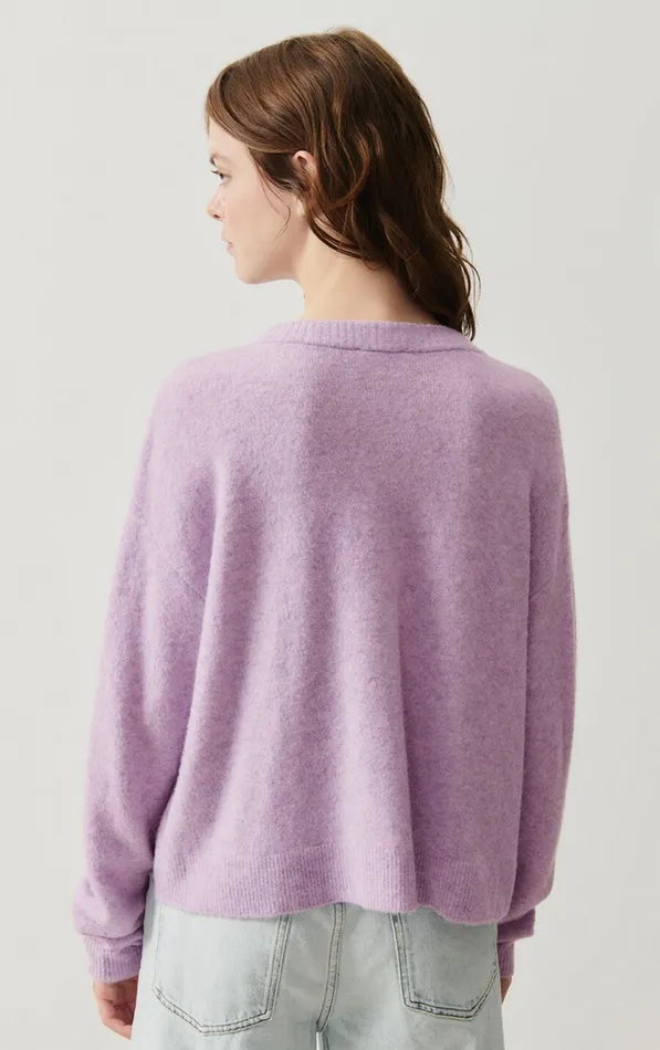 American Vintage Jumpers and Cardigans Women Cardigan Damsville Melange Glycine