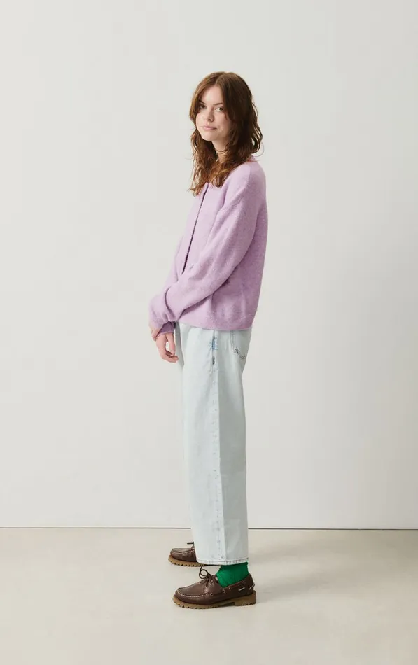 American Vintage Jumpers and Cardigans Women Cardigan Damsville Melange Glycine