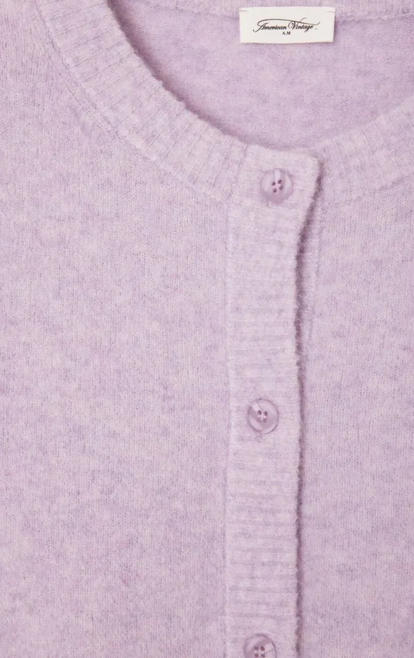 American Vintage Jumpers and Cardigans Women Cardigan Damsville Melange Glycine