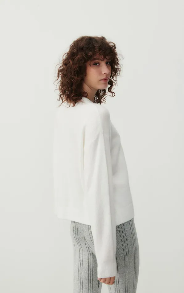 American Vintage Jumpers and Cardigans Women Cardigan Damsville White American Vintage Jumpers and Cardigans Women Cardigan Damsville White