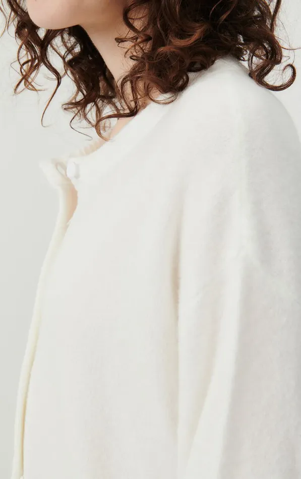 American Vintage Jumpers and Cardigans Women Cardigan Damsville White American Vintage Jumpers and Cardigans Women Cardigan Damsville White