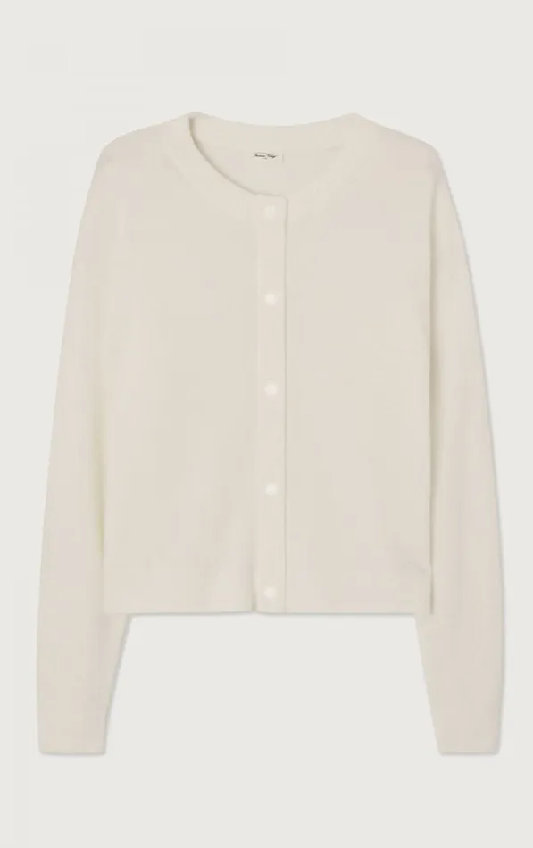 American Vintage Jumpers and Cardigans Women Cardigan Damsville White American Vintage Jumpers and Cardigans Women Cardigan Damsville White