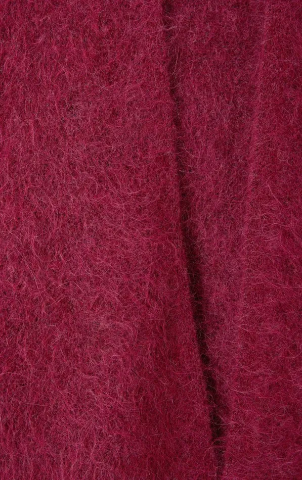 American Vintage Jumpers and Cardigans Women Cardigan Nuny Burgundy Melange American Vintage Jumpers and Cardigans Women Cardigan Nuny Burgundy Melange