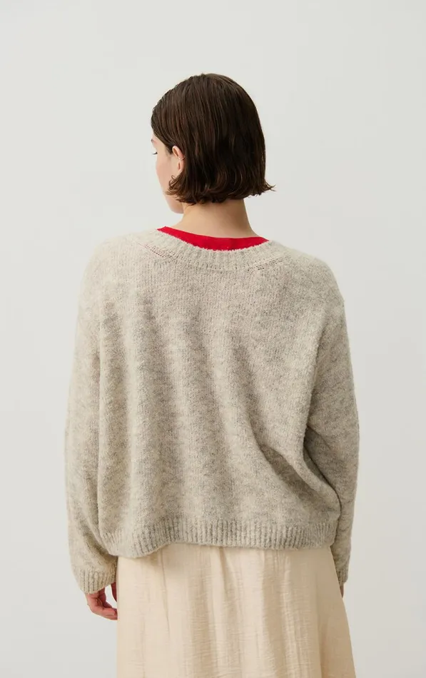 American Vintage Jumpers and Cardigans Women Jumper Cikoya Polar Melange American Vintage Jumpers and Cardigans Women Jumper Cikoya Polar Melange