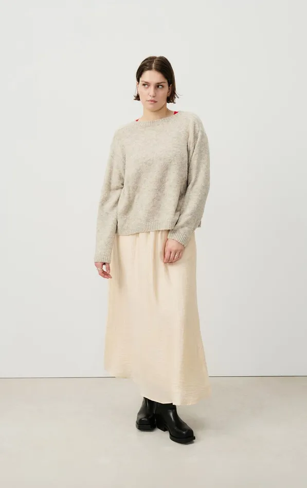 American Vintage Jumpers and Cardigans Women Jumper Cikoya Polar Melange American Vintage Jumpers and Cardigans Women Jumper Cikoya Polar Melange