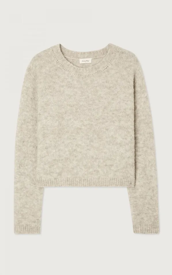 American Vintage Jumpers and Cardigans Women Jumper Cikoya Polar Melange American Vintage Jumpers and Cardigans Women Jumper Cikoya Polar Melange