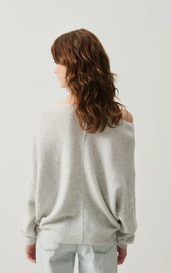 American Vintage Jumpers and Cardigans Women Jumper Damsville Heather Grey American Vintage Jumpers and Cardigans Women Jumper Damsville Heather Grey