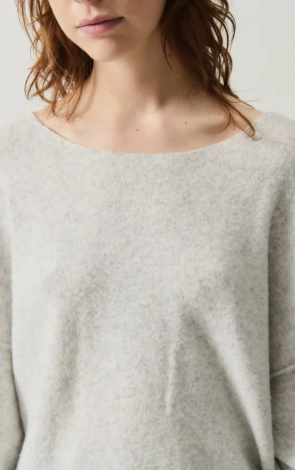 American Vintage Jumpers and Cardigans Women Jumper Damsville Heather Grey American Vintage Jumpers and Cardigans Women Jumper Damsville Heather Grey