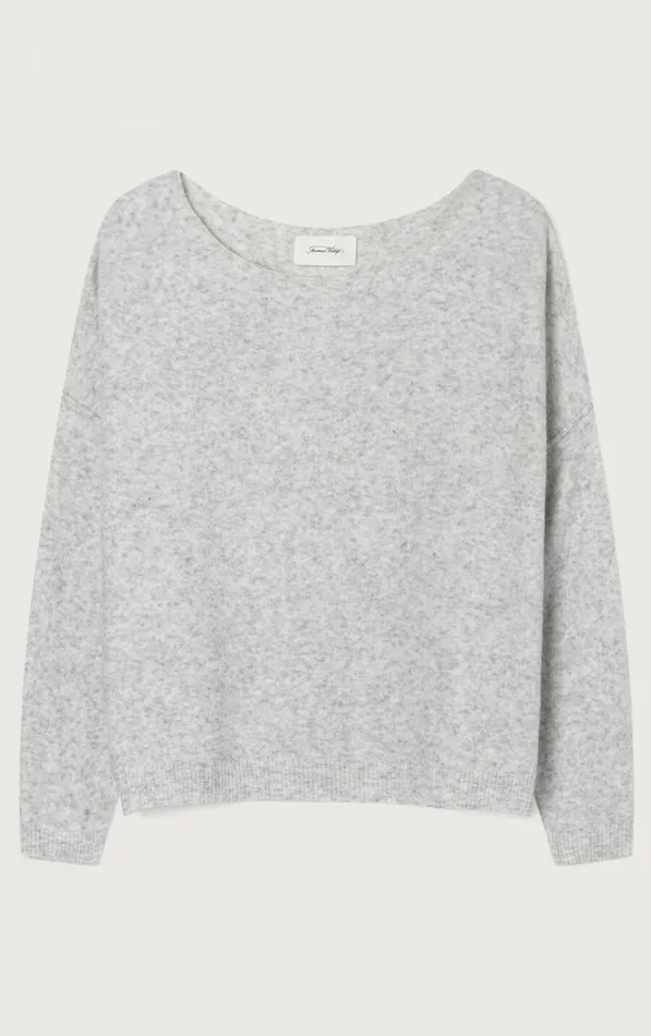 American Vintage Jumpers and Cardigans Women Jumper Damsville Heather Grey American Vintage Jumpers and Cardigans Women Jumper Damsville Heather Grey