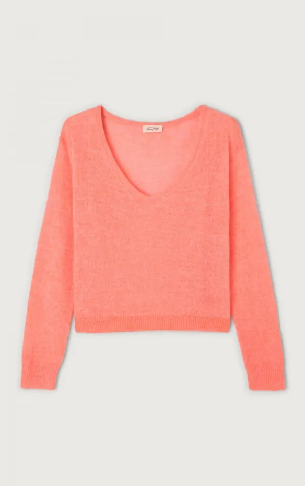 American Vintage Jumpers and Cardigans Women Jumper Dumy Fluorescent Coral