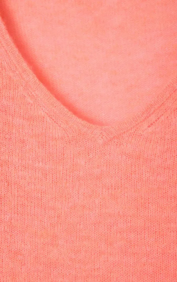 American Vintage Jumpers and Cardigans Women Jumper Dumy Fluorescent Coral American Vintage Jumpers and Cardigans Women Jumper Dumy Fluorescent Coral
