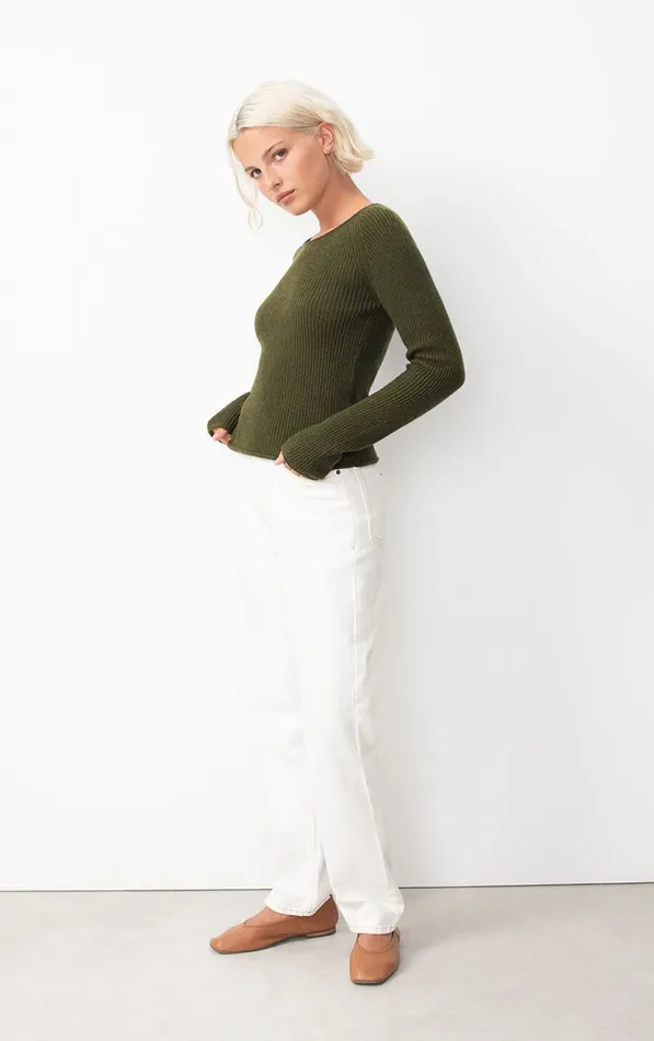 American Vintage Jumpers and Cardigans Women Jumper Falyday Seaweed Black Melange