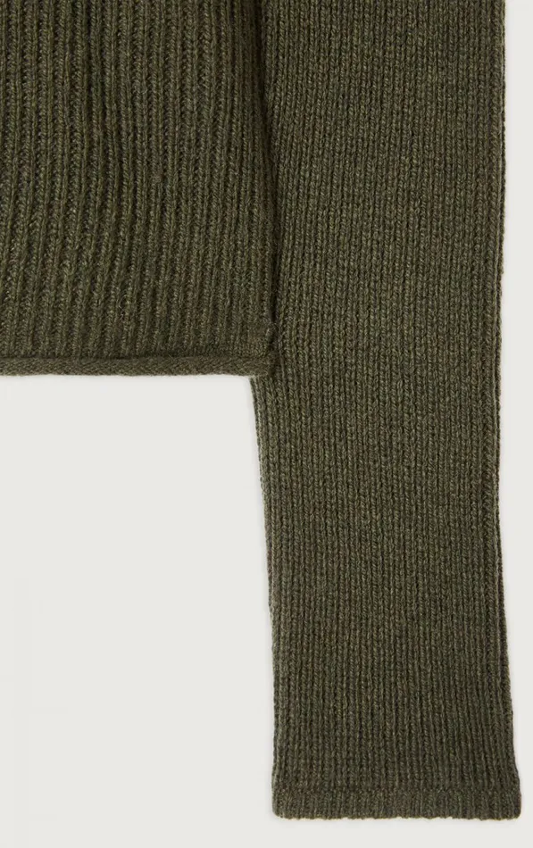 American Vintage Jumpers and Cardigans Women Jumper Falyday Seaweed Black Melange