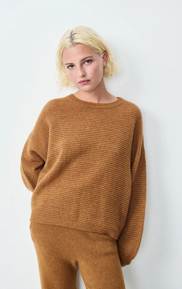 American Vintage Jumpers and Cardigans Women Jumper Raxow Brunette Melange