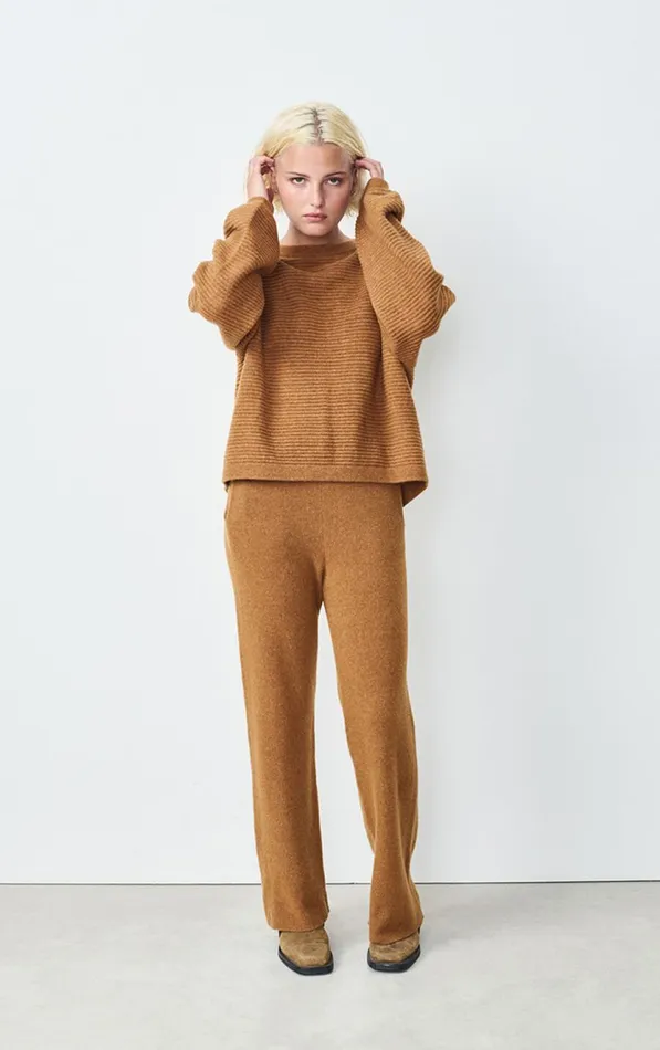 American Vintage Jumpers and Cardigans Women Jumper Raxow Brunette Melange American Vintage Jumpers and Cardigans Women Jumper Raxow Brunette Melange