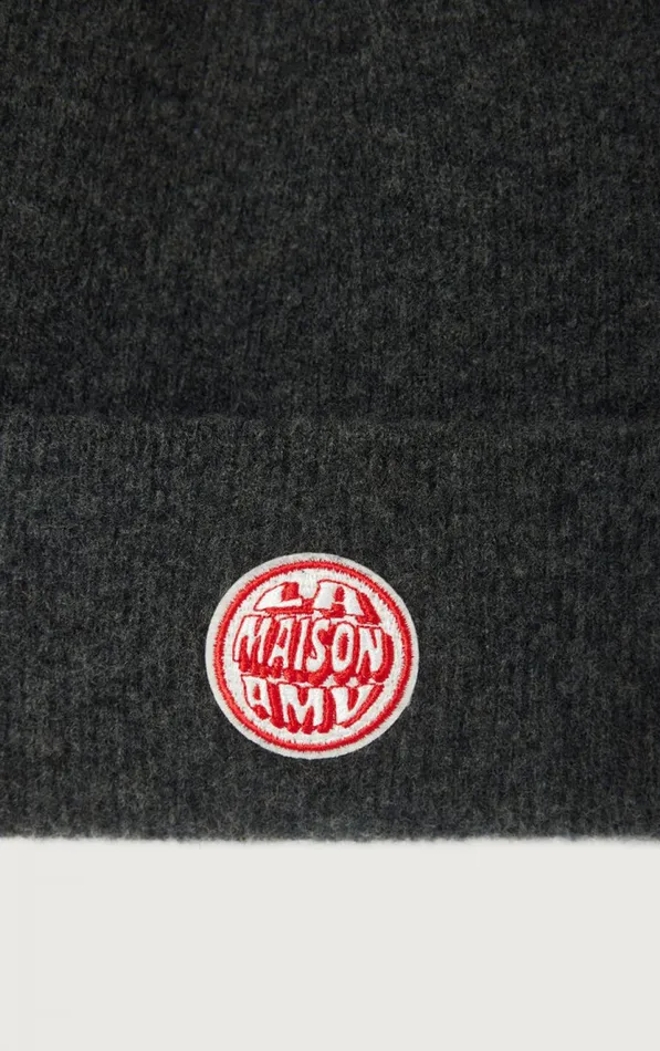 American Vintage Kids Beanie Raxow Melange Charcoal American Vintage Kids Beanie Raxow Melange Charcoal