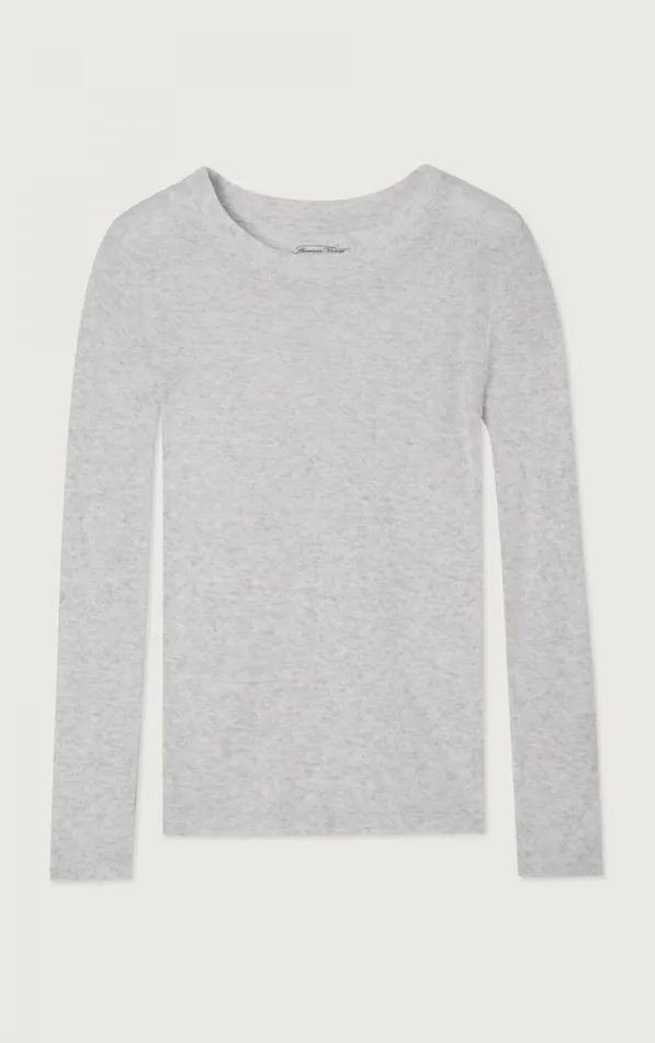 American Vintage Long Sleeve TShirts Kids TShirt Massachusetts Heather Grey American Vintage Long Sleeve TShirts Kids TShirt Massachusetts Heather Grey