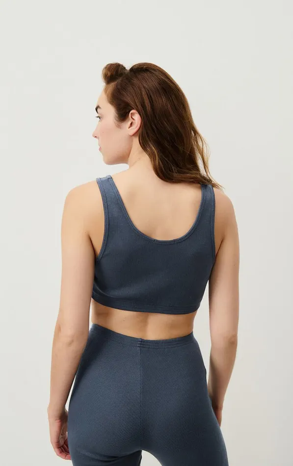 American Vintage Loungewear Women Bra Blarow Melange Navy