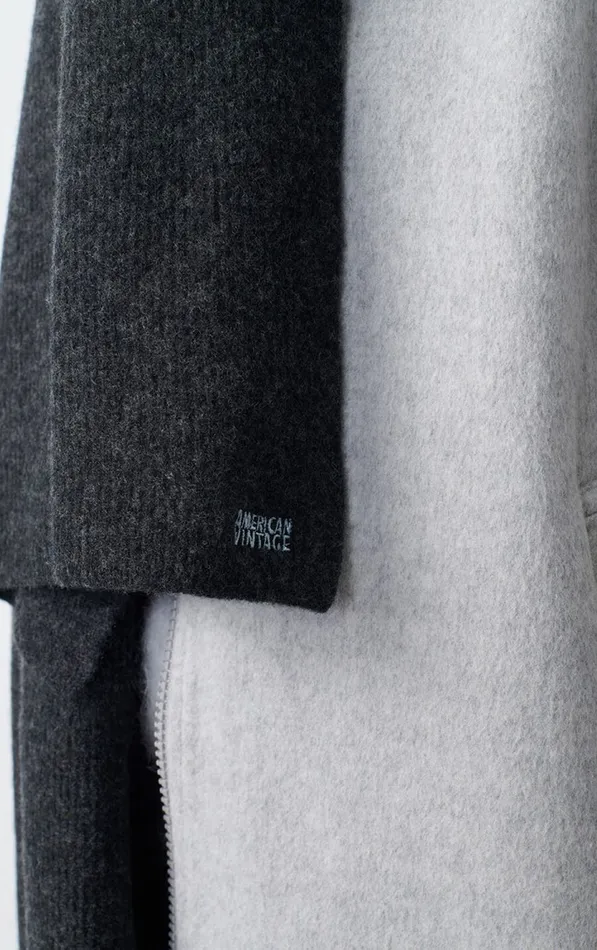 American Vintage Men Scarf Raxow Charcoal Melange American Vintage Men Scarf Raxow Charcoal Melange