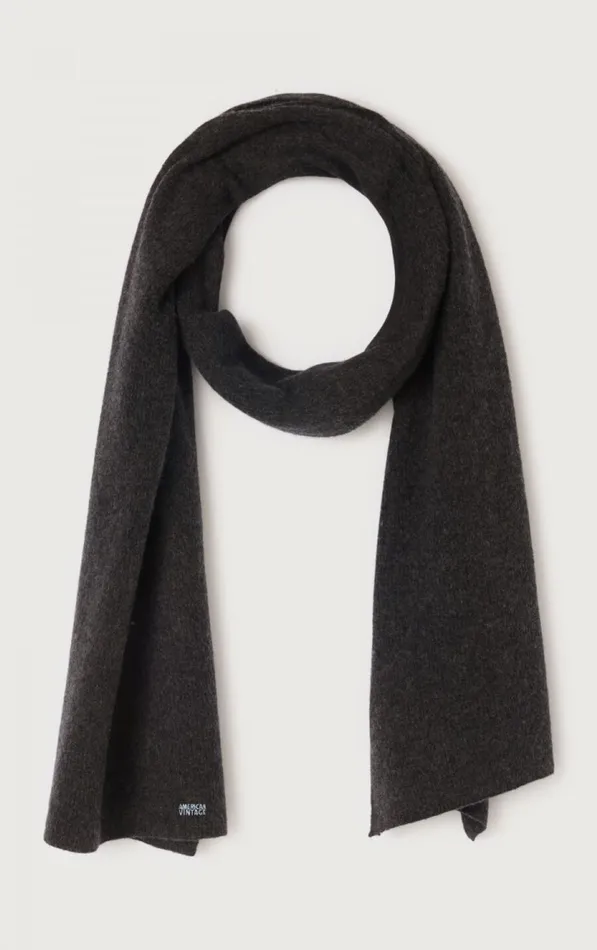 American Vintage Men Scarf Raxow Charcoal Melange American Vintage Men Scarf Raxow Charcoal Melange